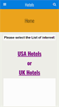 Mobile Screenshot of databaseofhotels.com